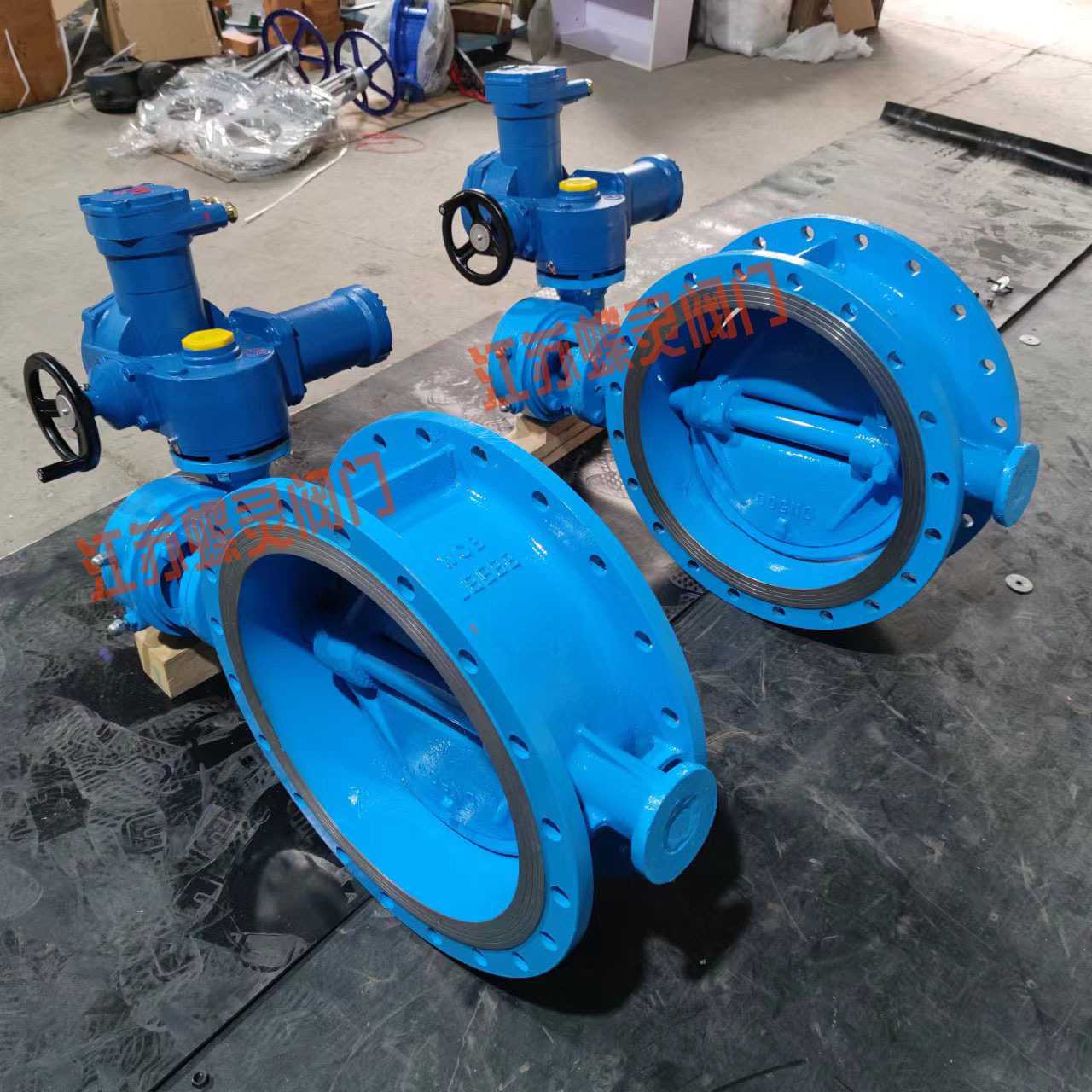 矿用隔爆型电动蝶阀 WSD941X-16C DN450煤矿瓦斯专用蝶阀