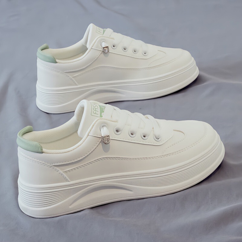 Thick-Soled White Shoes 2023 Spring New Women's Versatile Student Sports Shoes Spring and Autumn Women's Shoes Spring Soft Soles Thick-Soled White Shoes 2023 Spring New Women's Versatile Student Sports Shoes Spring and Autumn Women's Shoes Spring Soft Soles