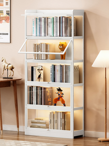 Bookshelf rack floor-standing non-solid wood children's simple bookcase space-saving student desk multi-layer storage rack home