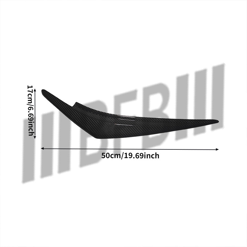 Suitable for 23-27 Subaru WRX dry carbon fiber headlight eyebrow covers WRX dry carbon front headlight LED eyebrow cover shell