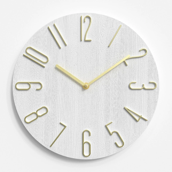 2028 Two -needle white champagne gold