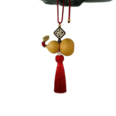Cinnabar Gourd Car Hanging Ornament: Car hanging