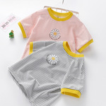 Детская футболка, хлопковая летняя одежда, 2023, оптовые продажи, короткий рукав