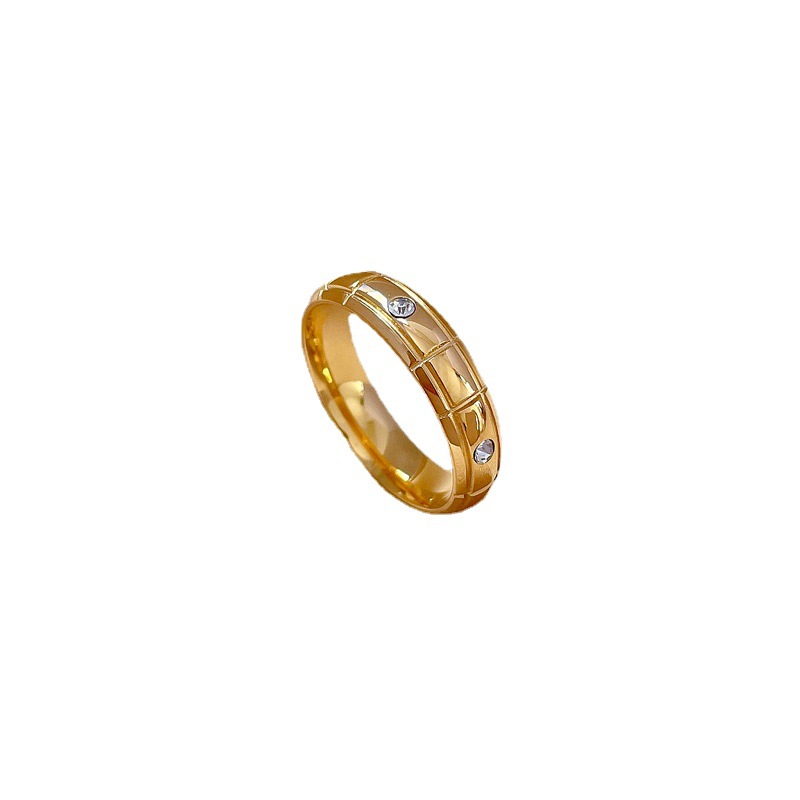 Minimalistischer geometrischer Ring aus Titanstahl für kalte Winde, geeignet für Damen und Herren, mit trendigem, schlichtem Zeigefinger-Design_voghion.com