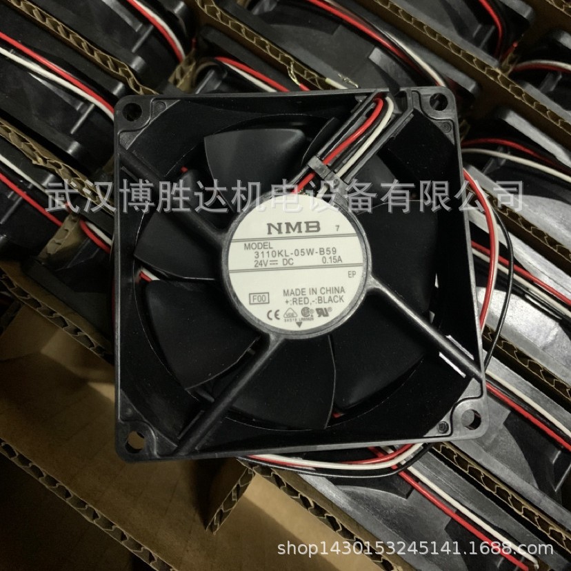 3110NL-05W-B58 美培亚NMB双滚珠变频器风扇 24V 0.17A 8025