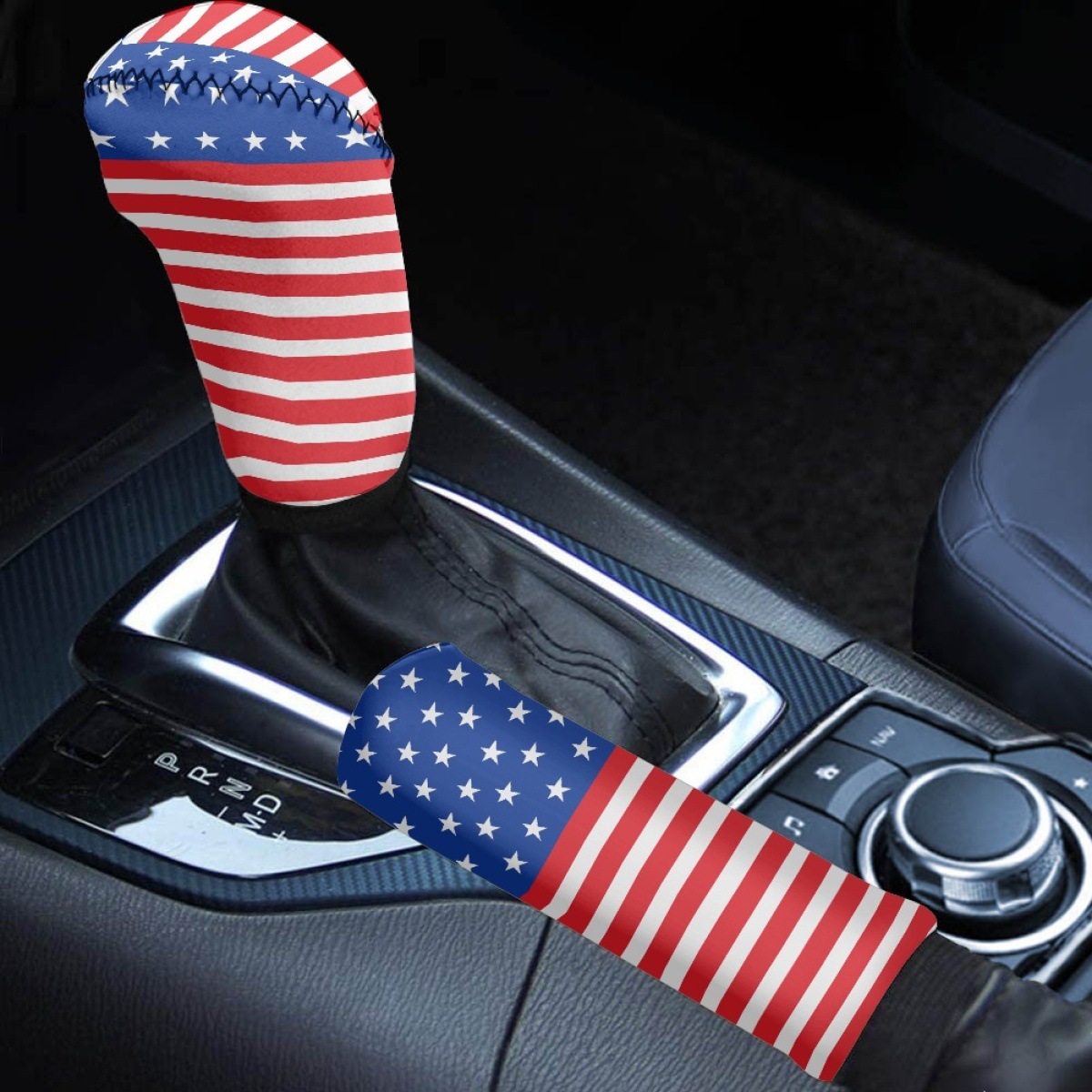 Amazon's Best-Selling Car Gear Shift Dust Cover with American Independence Day 250Th Anniversary Print, Custom Handbrake Protector