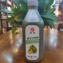 馥利玫珑蜜瓜果汁1.2kg含果肉新品绿宝石奶茶店专用原料浓缩