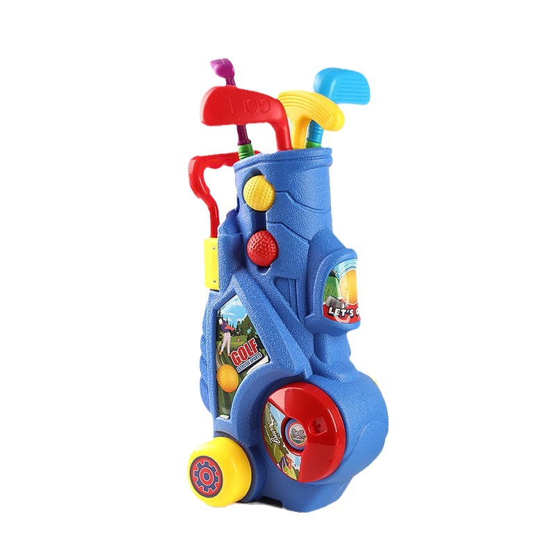 Golf infantil transfronterizo en interiores y exteriores caja telescópica juguete deportivo interactivo padre-hijo simulación juego de golf