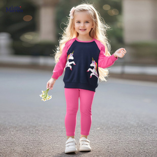 Little Maven Factory Cross-Border Kidsren's Clothing Wholesale Autum Cartoon Kidsren's Suits European and American Style Kidsren's Suits