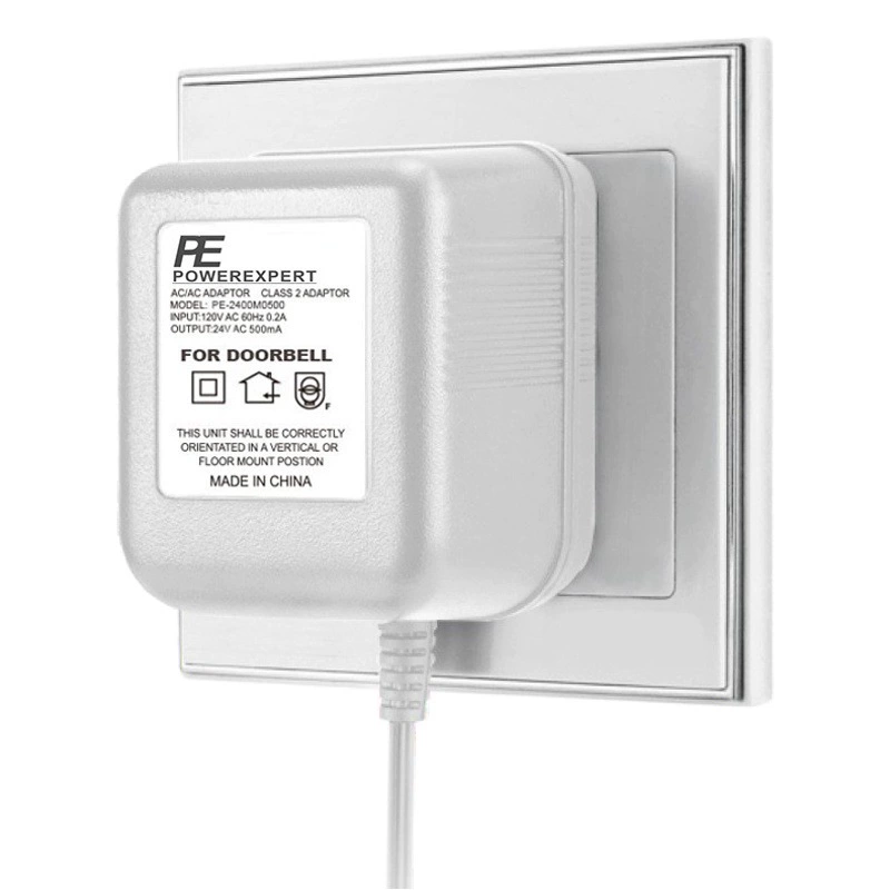 Видеодомофон, умный дверной звонок, кольцо, специальный силовой трансформатор, адаптер питания, 24 В, 500 мА, длина кабеля 8 м