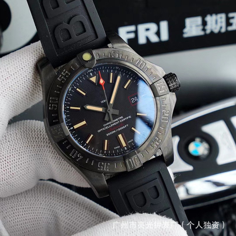 Gf Factory Centennial Avengers Blackbird Reconnaissance Aircraft Yellow Wolf Luminous Waterproof Men's Automatic Mechanical Watch Titanium Alloy