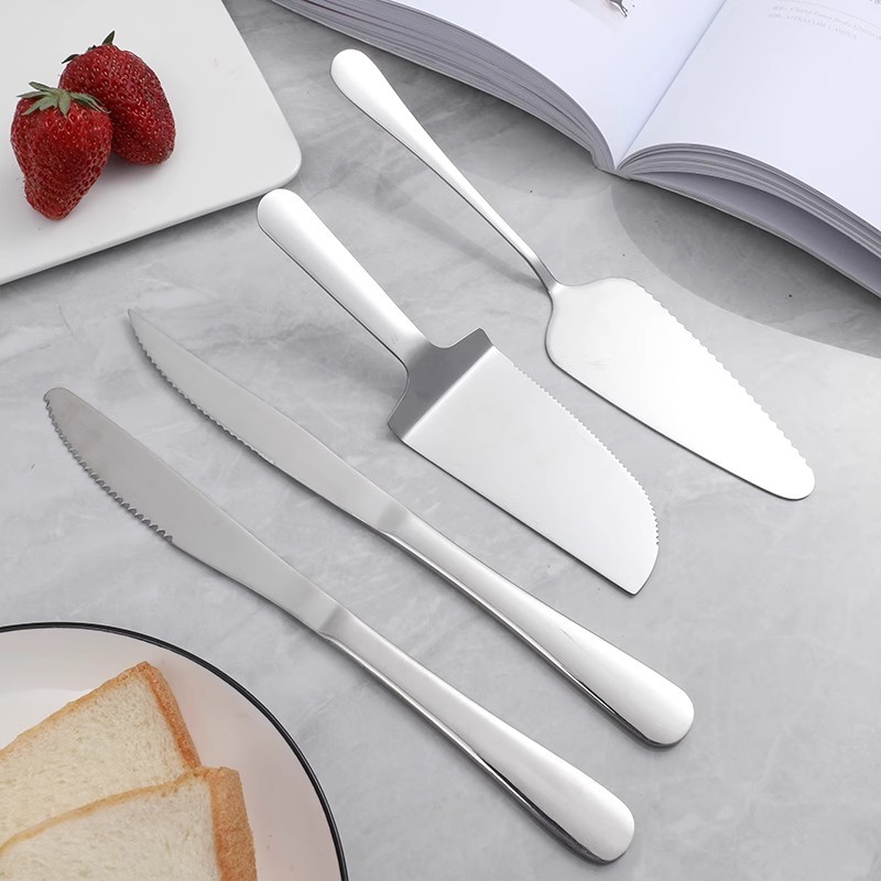 Cuchillo y Tenedor de Acero Inoxidable para Filete y Postres image 5