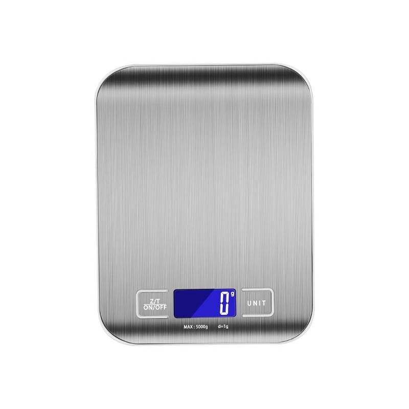 Balanza electrónica portátil de acero inoxidable para el hogar 10 kg de báscula de horneado báscula electrónica de cocina image 6