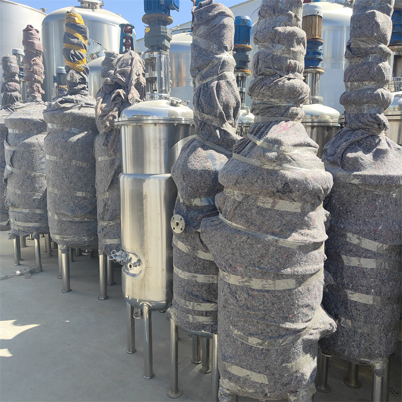 出售二手不锈钢发酵罐  化工真空发酵设备 不锈钢双层立式密封罐