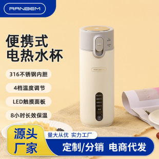 Ruiben Mini Household 316 Stainless Steel Kettle Travel Dormitory Kettle Thermal Insulation Electric Water Cup