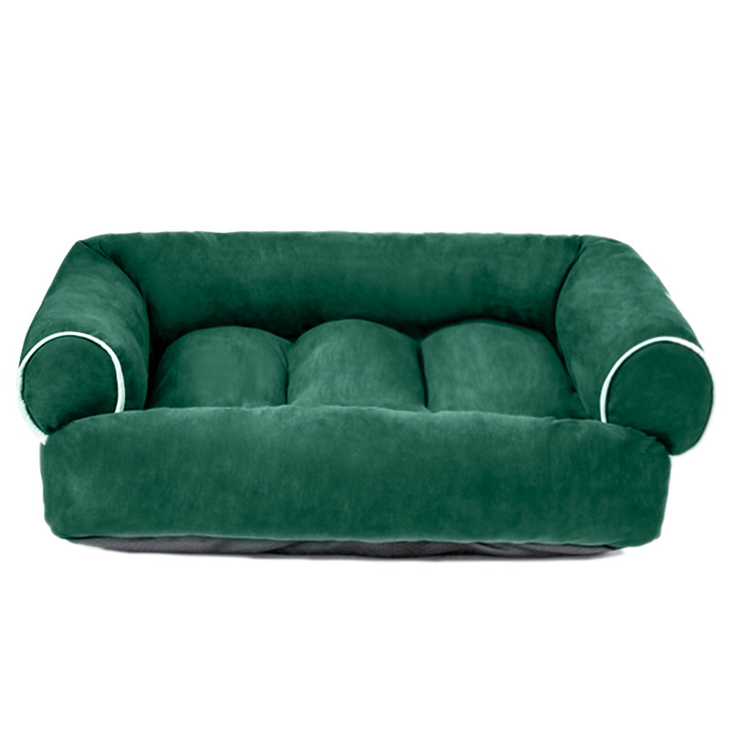 Deep Sleeping Suede Pet Dog Bed And Magical Cat Sofa House_voghion.com
