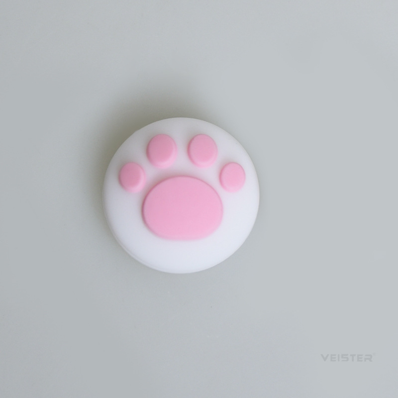Joycon Rocker Cap interruptor garra de gato tapa de la manija izquierda y derecha Lite garra de gato de silicona protector Rocker cap