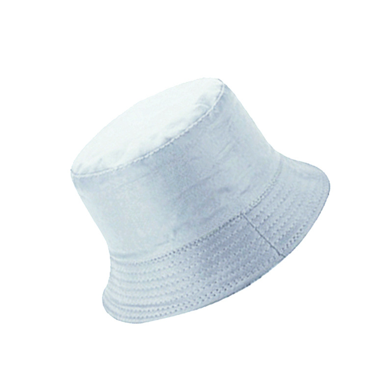 Color sólido de algodón de doble cara sombrero de pescador sombrero de cuenca hombres y mujeres sombrero de sol al aire libre publicidad sombrero de viaje logotipo impreso image 24