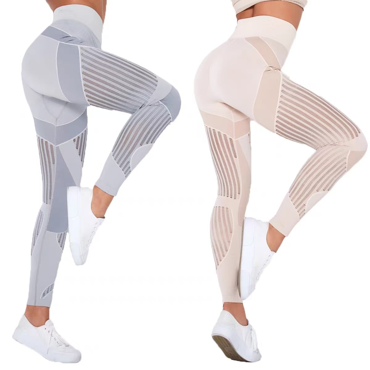 Honey桃 hueco transpirable correr ejercicio fitness yoga conjunto nuevo ajustado yoga absorbiente pantalones de mangas largas para mujeres