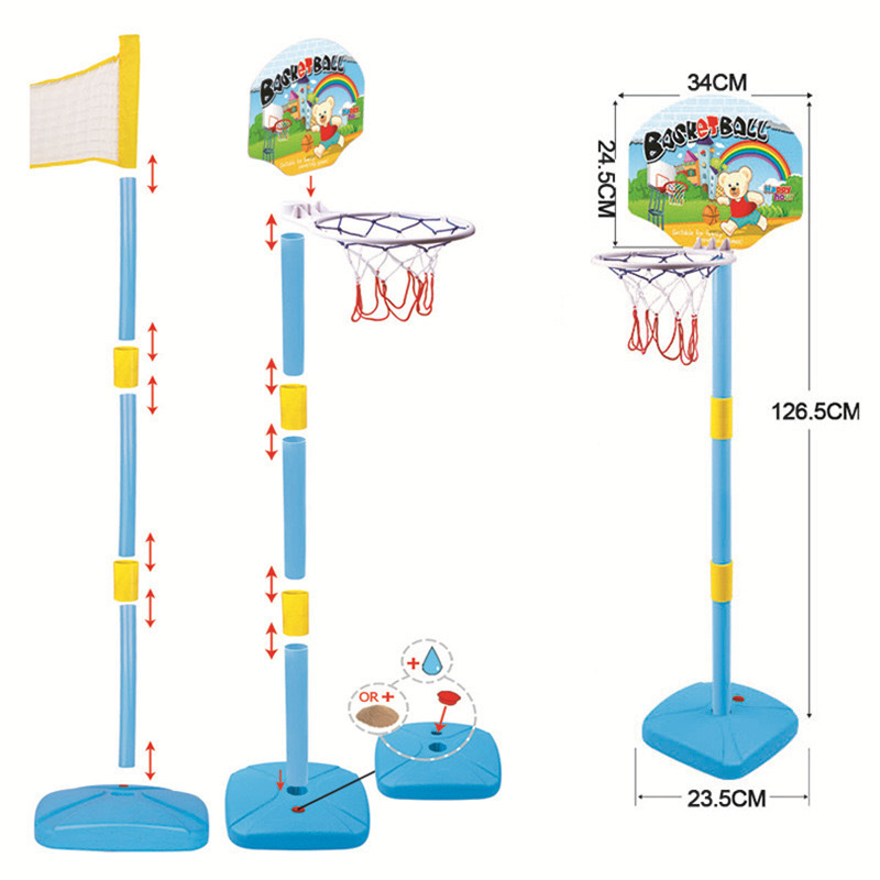 Transfronterizo niños al aire libre tenis voleibol baloncesto deportes juguetes deportes fitness tela Tiro en línea tres funciones traje