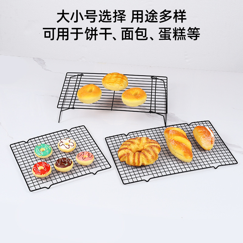ベーキングケーキ冷却棚長方形メッシュ穴40*25折り畳みパン棚は冷たい網工場の現物にくっつかない|undefined