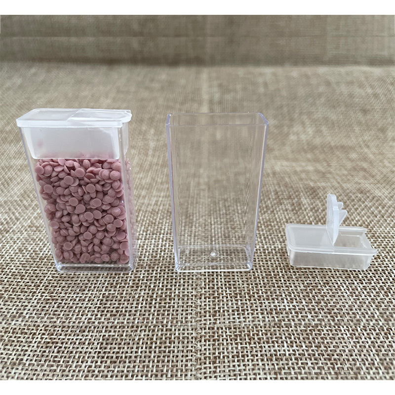 Temuで人気の84グリッド収納ボックス 透明で仕切りなし ダイヤモンドペインティングツールボックス DIY手作りビーズ分類ボックス