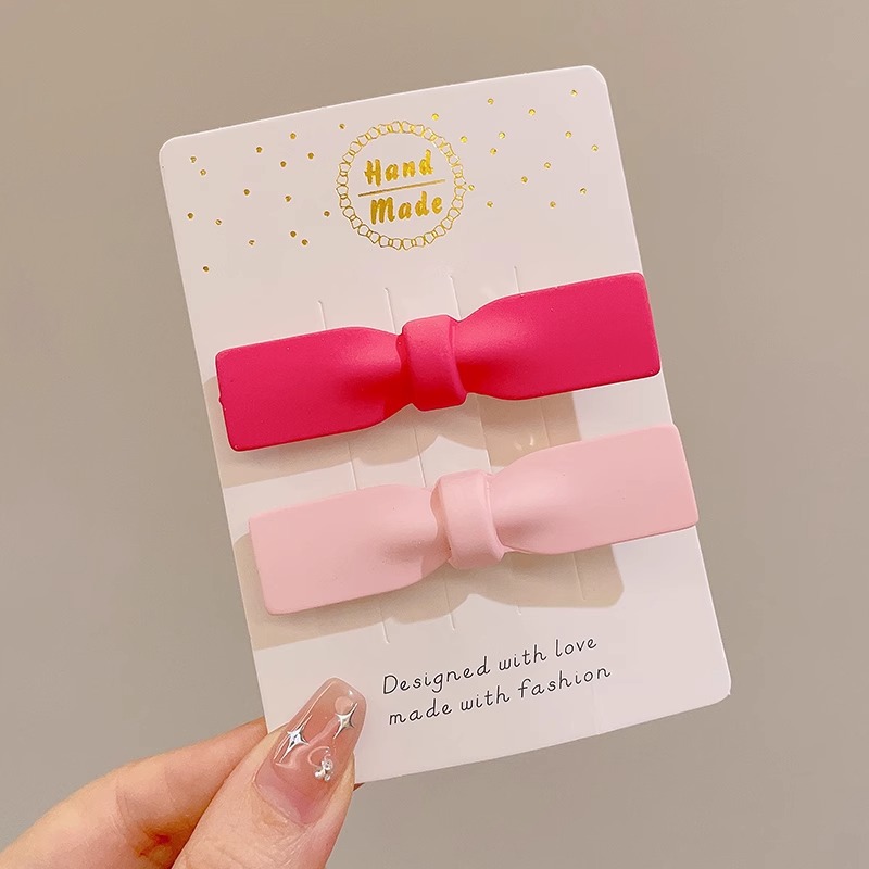 Rosa Linda estrella horquilla lado femenino clip de pelo amor de los niños BB clip de pelo roto horquilla bebé tocado