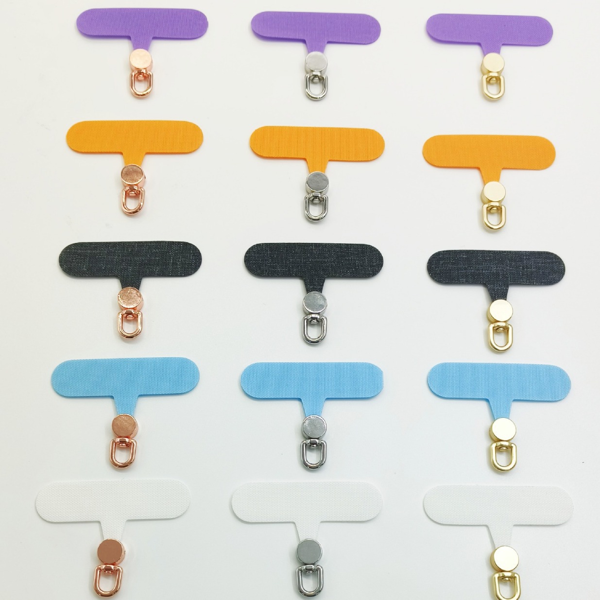 Mobile Phone Chain Gasket Back Clip Wholesale Single Clip Mobile Phone Lanyard Crossbody Universal Card Anti-lost Hanging Piece Mobile Phone Back Clip