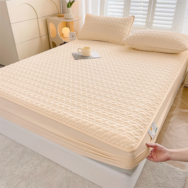 Sábana Ajustable Acolchada Impermeable y Anti-orina Clase A para Niños, Sábana de Algodón, Protector de Colchón, Protector de Colchón Simmons, Estilo Sábana Ajustable.