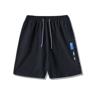 2023 new casual shorts youth cross-border shorts beach pants 50 cotton shorts 6 pants men's sports short