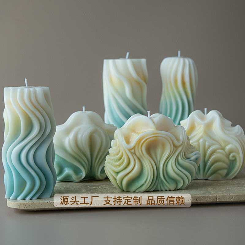 Ventas transfronterizas calientes de diseño de vela vela de incienso decoración de joyas de textura alta mano regalo explosivo al por mayor