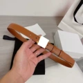 2.5 wide kraft matte buckle layer