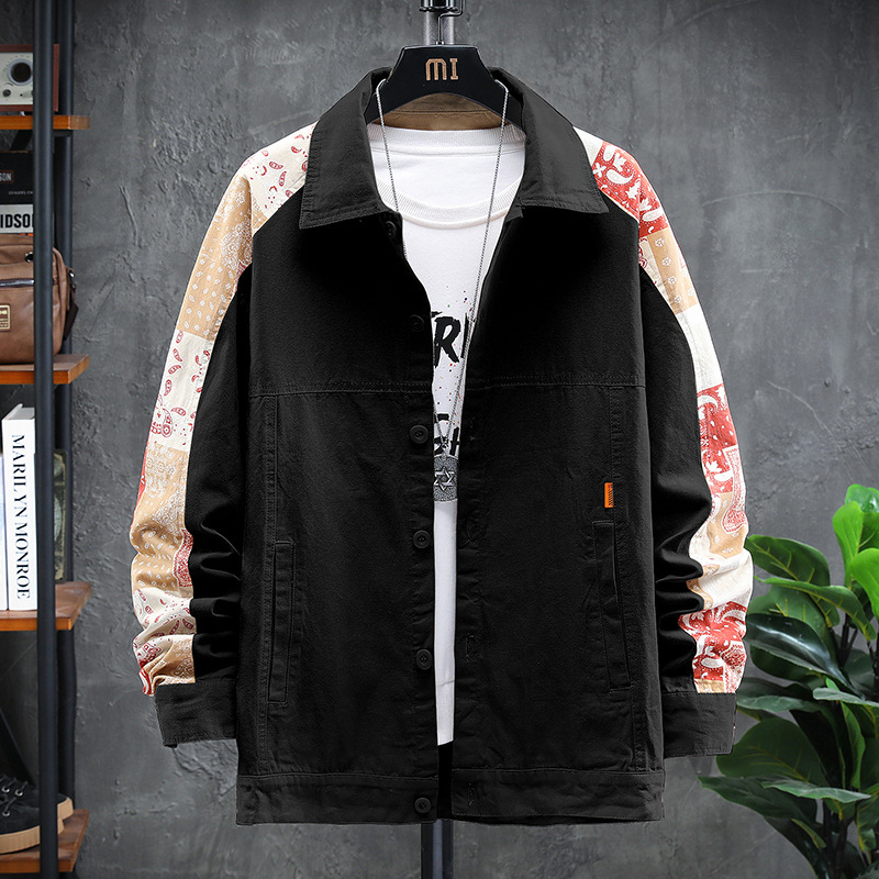 Men's Clothing casual jacket trend youth double sided thin top coat _voghion.com