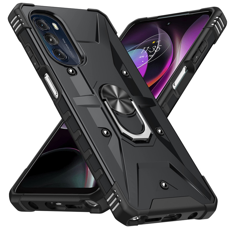 クロスボーダー問界適用MOTO-G-5Gアマゾン保護携帯ケース車載スタンド二合一四角転倒防止|undefined