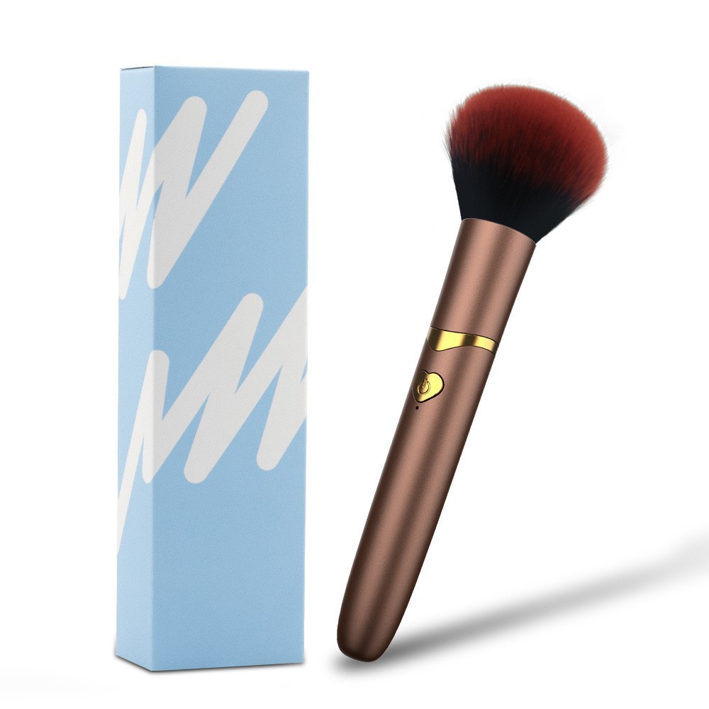Bestseller: Make-up-Vibrator mit starker Vibration, Puderpinsel, weiblicher Masturbator, Mini-Dildo für Erwachsene_voghion.com