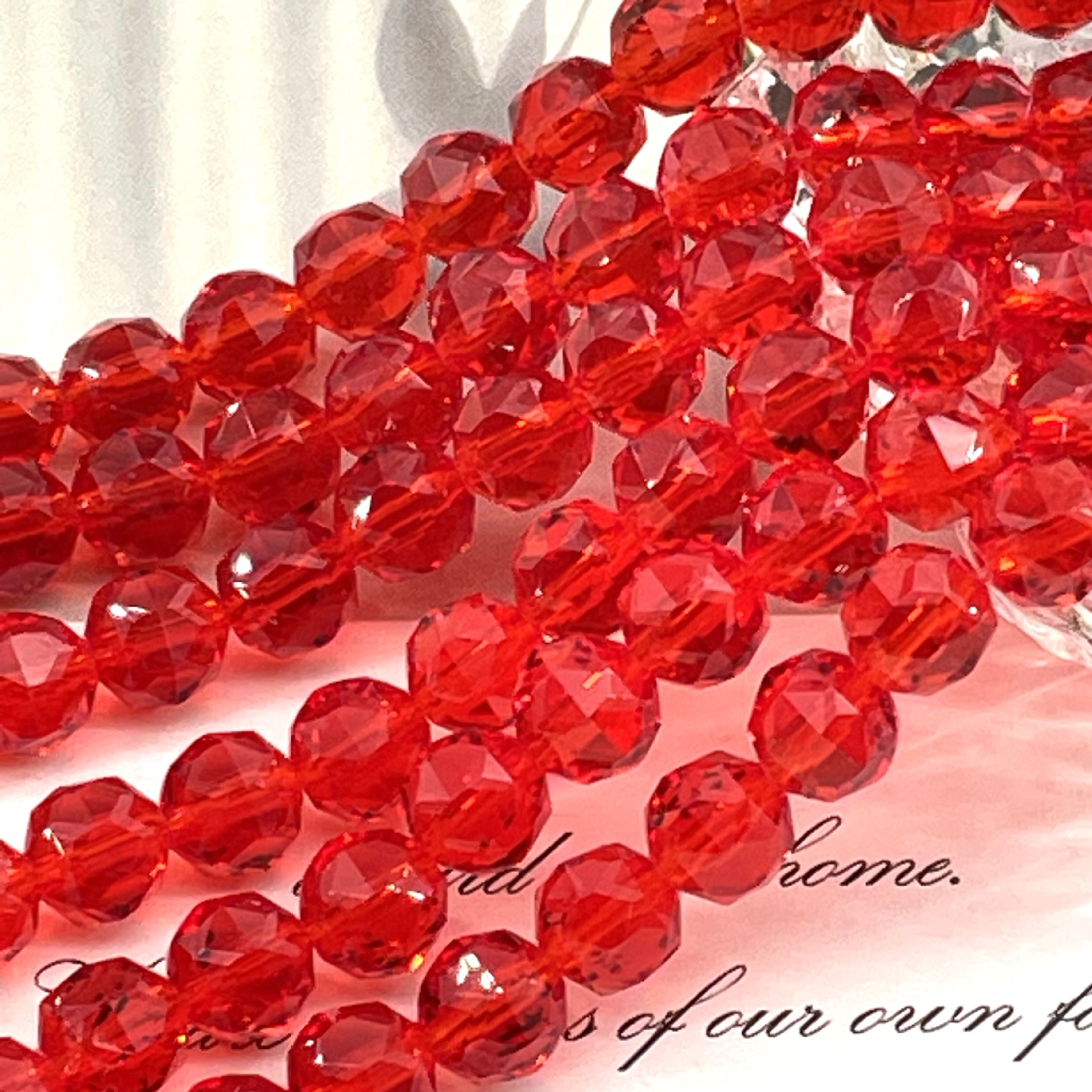 Bola de flores de 8mm Jingjing K9 cuentas sueltas de cristal 64 superficies cortadas con cuentas Accesorios de joyería hechos a mano de bricolaje Pulsera Collar lote suelto image 42