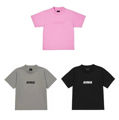 Special letter short-sleeved children's short-sleeved T-shirt 2024 summer middle and large children's fashion brand children's clothing summer loose half-sleeved T-shirt 