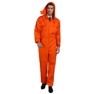 四季通用连体连帽服长袖工装长袖劳保服工作服汽修服厂服定制批发
