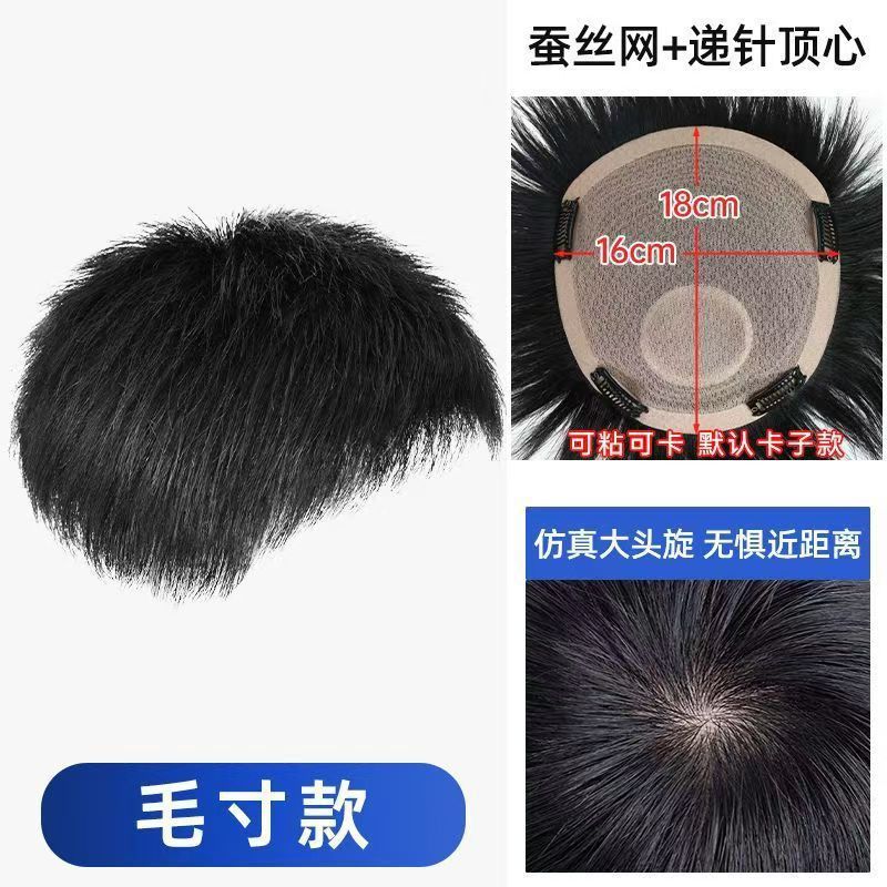 かつらの男性のショートヘアの韓国版のハンサムな男性のかつらは自然に見えます。|undefined
