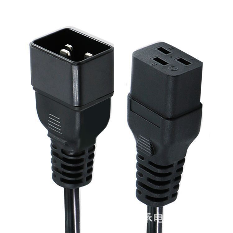 Manufacturer C19 to C20 Power Cord Plug C19 to C20 Extension Cord Plug 16A High-Power Power Cord