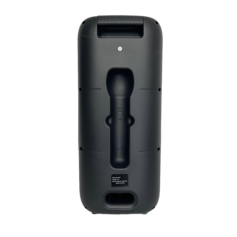 Fabricante de promoción doble 8 pulgadas 10W barra de tracción altavoz de boda Bluetooth con micrófono cableado