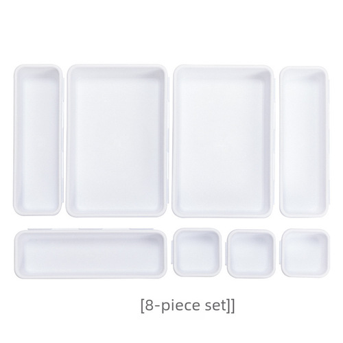 Plastic miscellaneous drawer organizer separator magic, freely combinable small object desktop small size storage and organization box