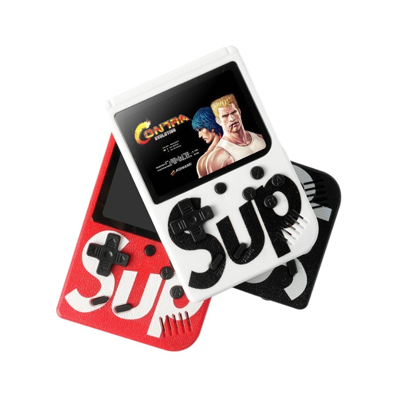Máquina de juego portátil transfronteriza Sup mini consola de juegos portátil Super Mario Russian Fangkuai individual doble 400 en uno