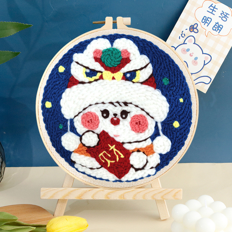 ロシアのスタンプ刺繍手作り diy ウール絵画カップルヘビ年装飾品刺繍ギフト材料パッケージ|undefined