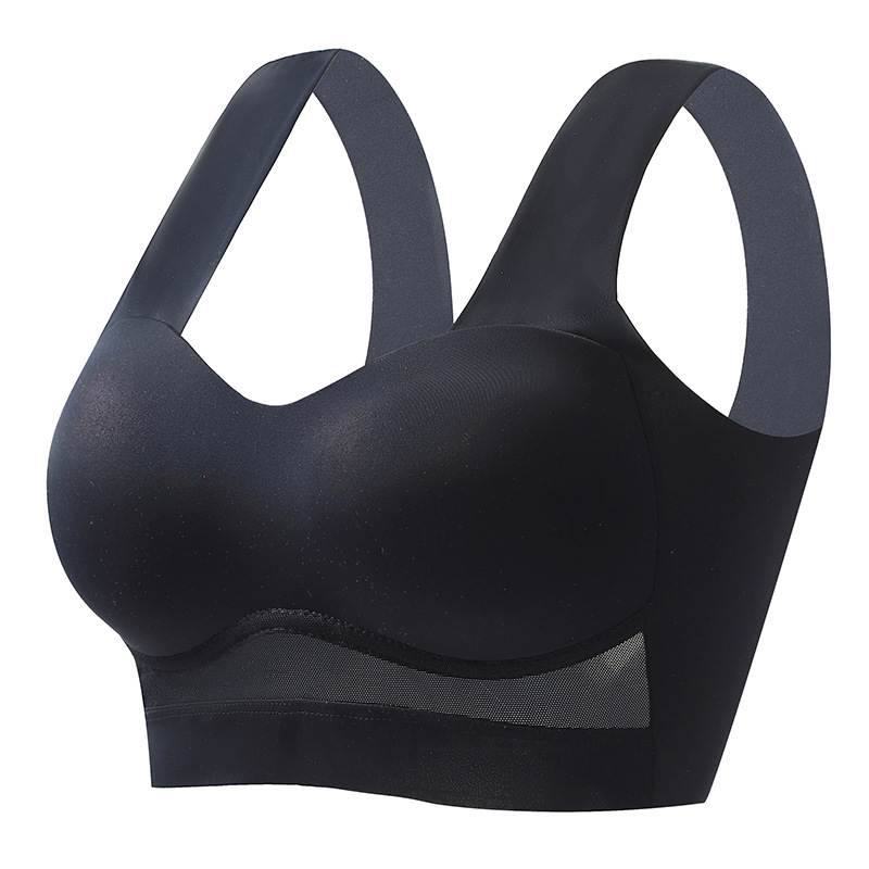 Seamless push-up belleza espalda envuelta pecho chaleco inalámbrico ropa interior de las mujeres de una sola pieza de La Copa fija colección de mama sujetador del sueño