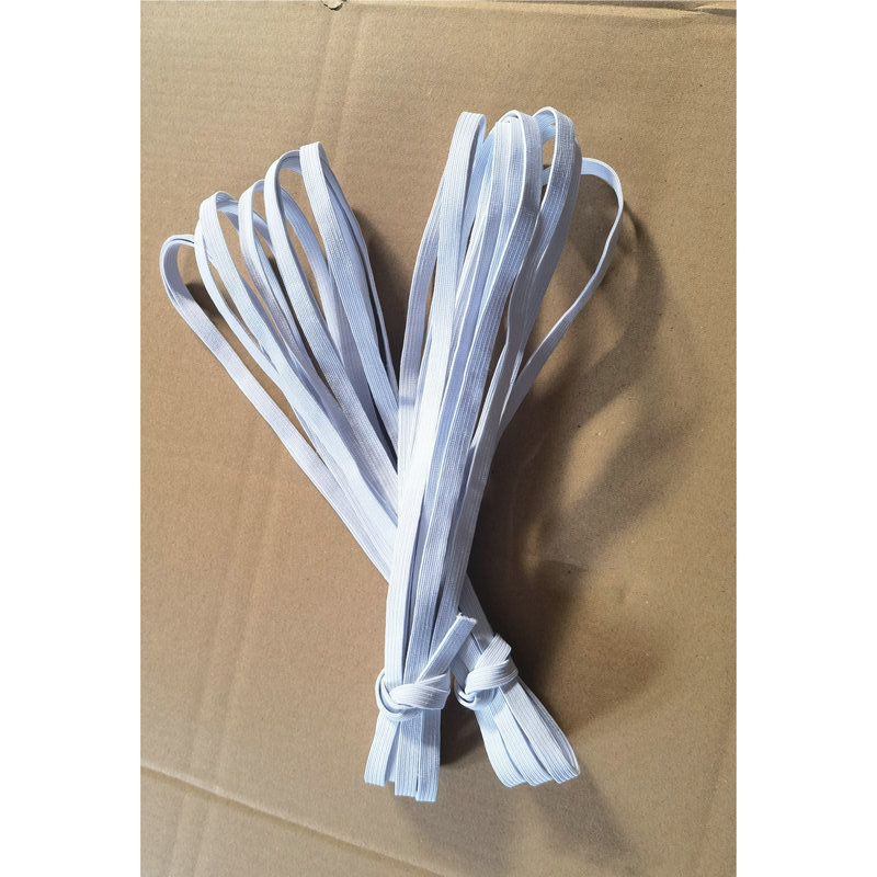 双层高弹力松紧带多色针织带双面磨毛服饰辅料涤纶平纹斜纹织带