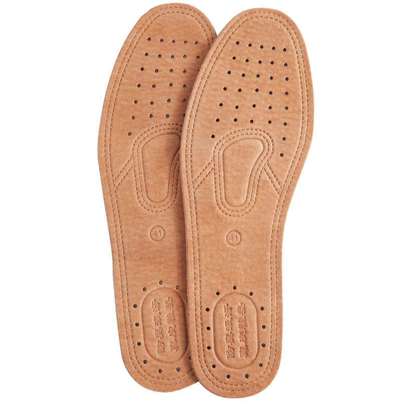 Plantillas de cuero para hombres y mujeres, plantillas de cuero de vaca deportivas, plantillas de cuero que absorben el sudor, antiolor, desodorante, transpiración, plantillas de cuero al por mayor, plantillas de primavera y verano