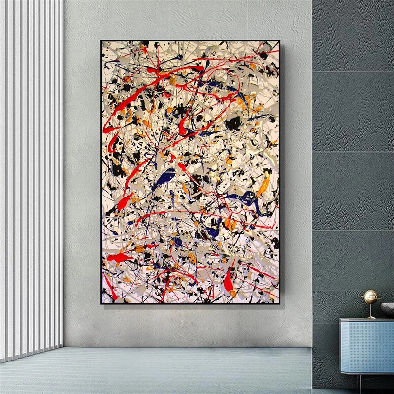 World famous abstract painting canvas painting mural poster wall art bedroom living room modern decorative painting