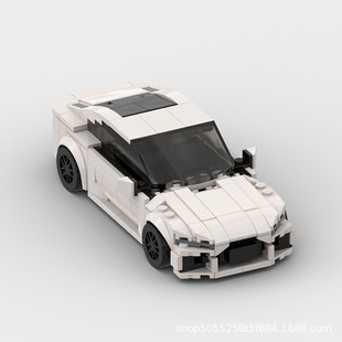 [Suit mobster] MOC building blocks compatible with Lego assembled Audi RS7 sports car model speed8 grid car