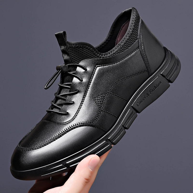 Новая дышащая Спортивная повседневная обувь, кроссовки, мужская обувь с ногами на сто башен, молодежная рабочая одежда, модная обувь, удобная Нескользящая кожаная обувь